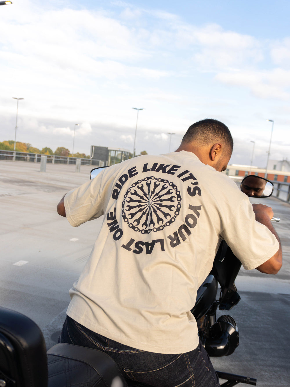 KRWZ Signature Tee - Oversized Fit - Beige