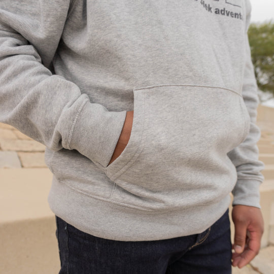 KRWZ Initial Hoodie - Relaxed Fit - Grey